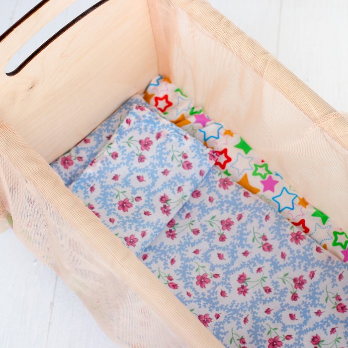 Кроватка "Люлька-манеж", с текстилем