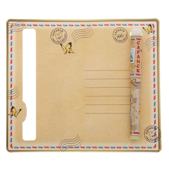 Ручка сувенирная в открытке «Саранск»