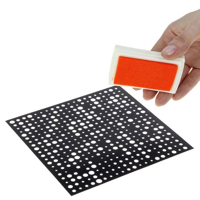 Трафарет для творчества «Горох», 15 х 15 см