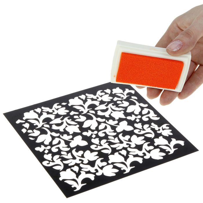 Трафарет для творчества «Цветы», 15 х 15 см