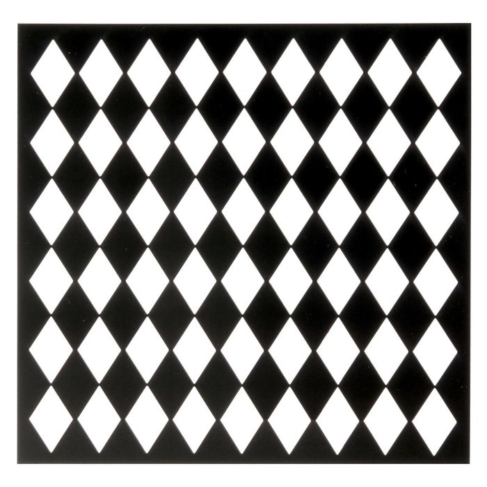 Трафарет для творчества "Ромбы", 15 х 15 см