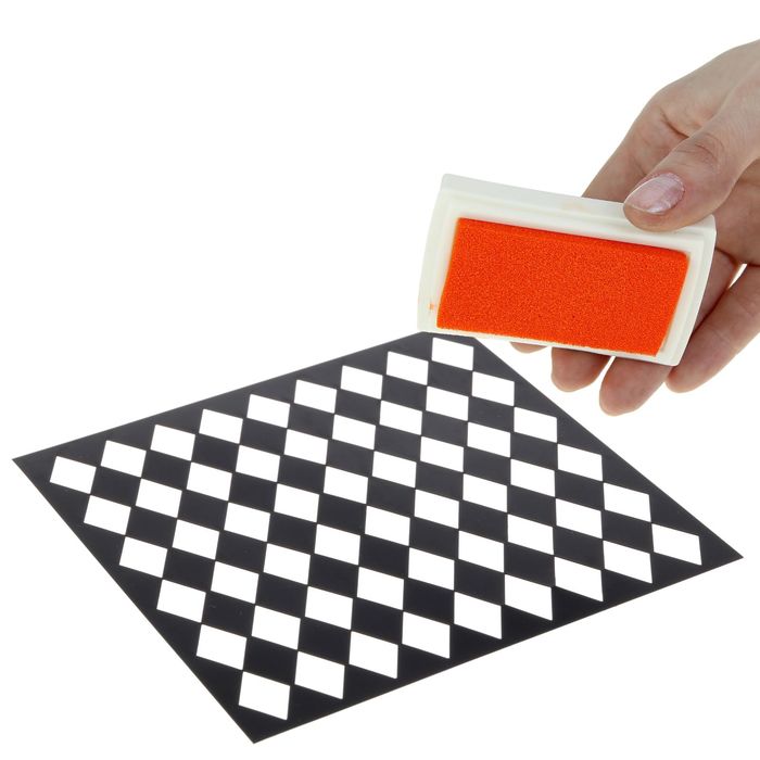 Трафарет для творчества "Ромбы", 15 х 15 см