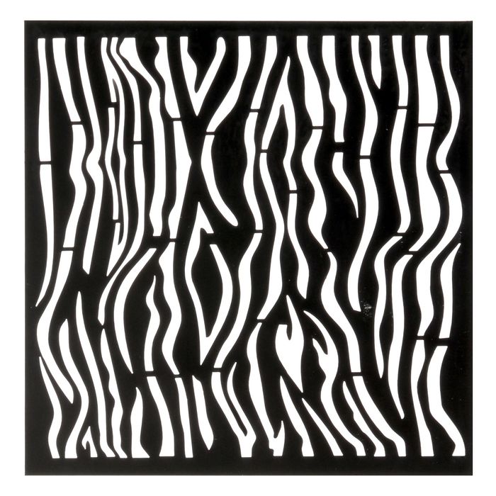 Трафарет для творчества "Зебра", 15 х 15 см