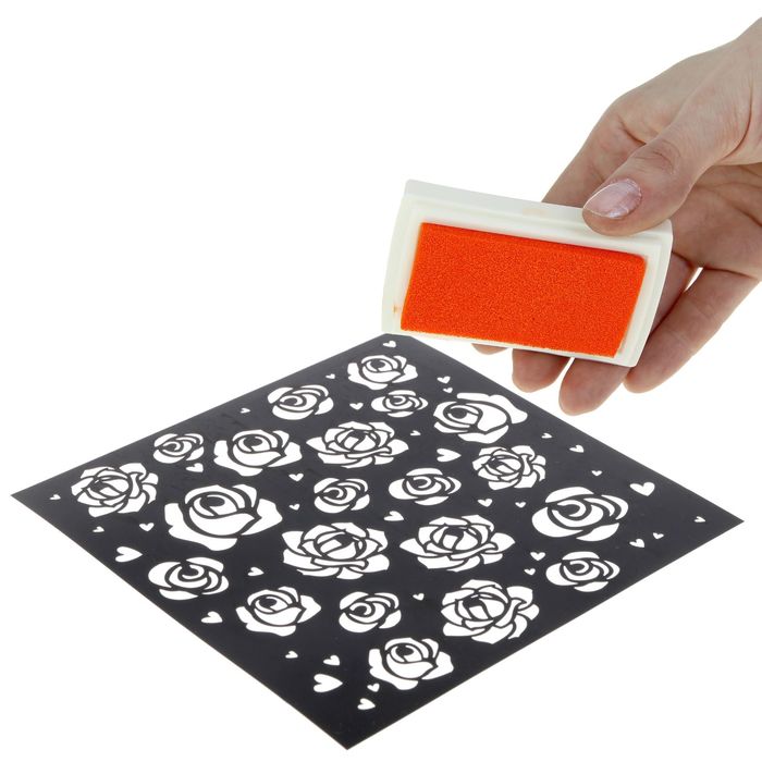 Трафарет для творчества «Розы», 15 х 15 см