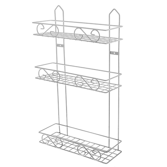 Полка 3х-ярусная, цвет белый