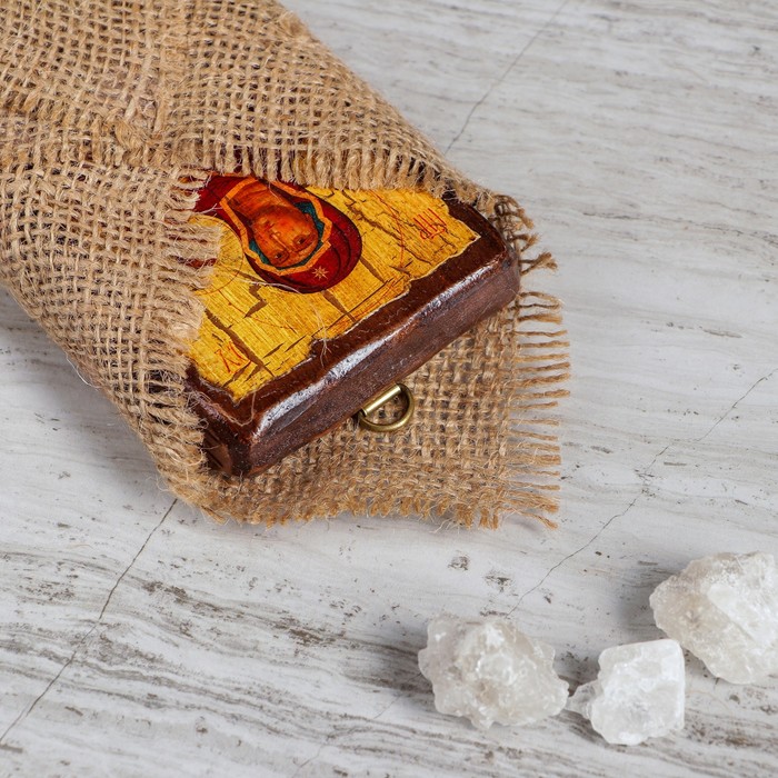 Икона под старину карманная "Смоленская", 7х10 см