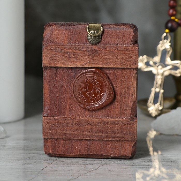 Икона под старину карманная "Архангел Михаил", 7х10 см