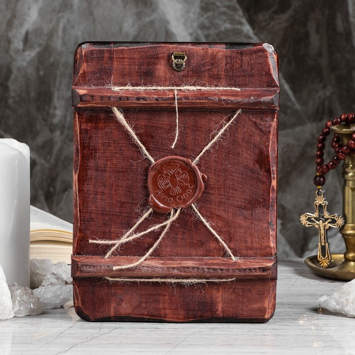 Икона под старину "Иверская Пресвятая Богородица", 17х23 см