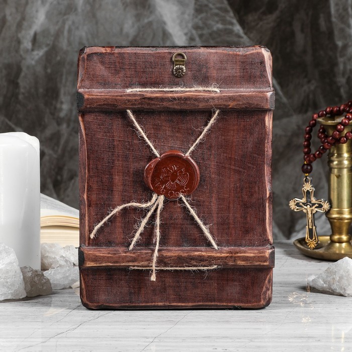 Икона под старину "Покров Пресвятая Богородица", 17х23 см