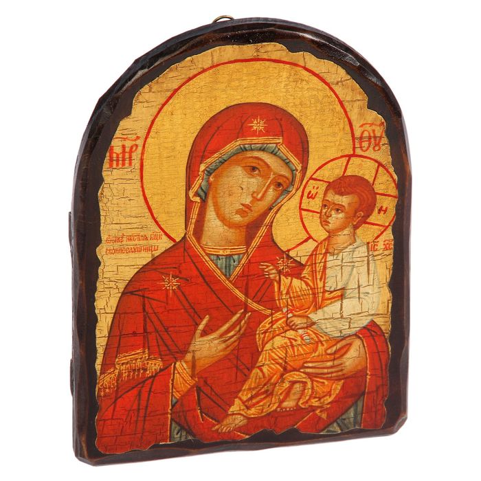 Икона под старину "Скоропослушница", 17х23 см, арка