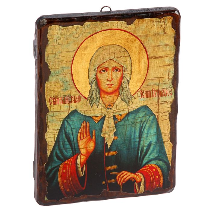 Икона под старину "Ксения Петербуржская", 28х21 см