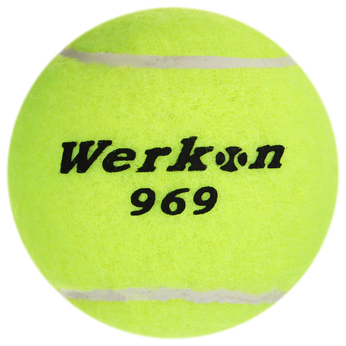 Мяч для большого тенниса WERKON 969, с давлением (набор 3 шт)