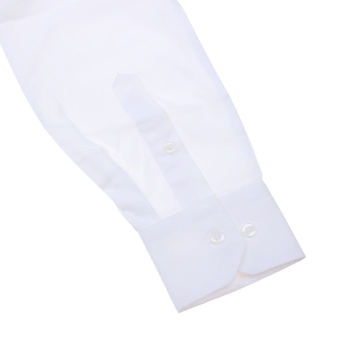 Сорочка мужская BENAFFETTO SS 14301-1 S белая, р-р 44-176-182