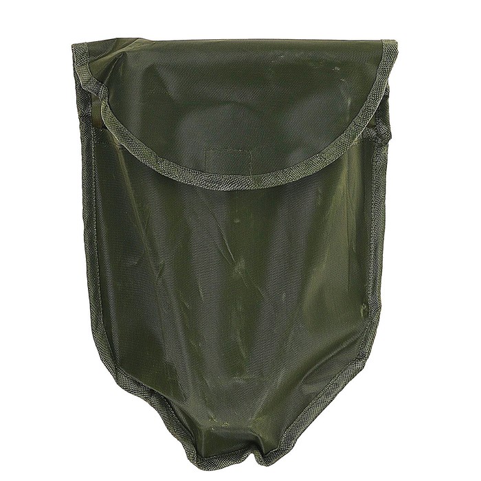 Лопата складная в чехле с рукоятью, цвет зелёный