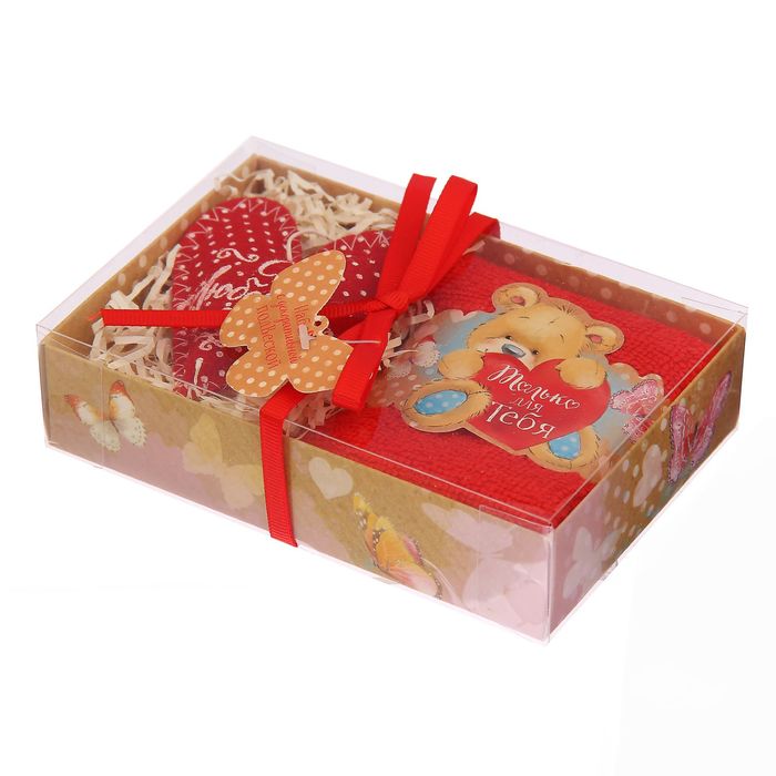 Набор Collorista "Только для тебя" полотенце 30х30см, хлопок