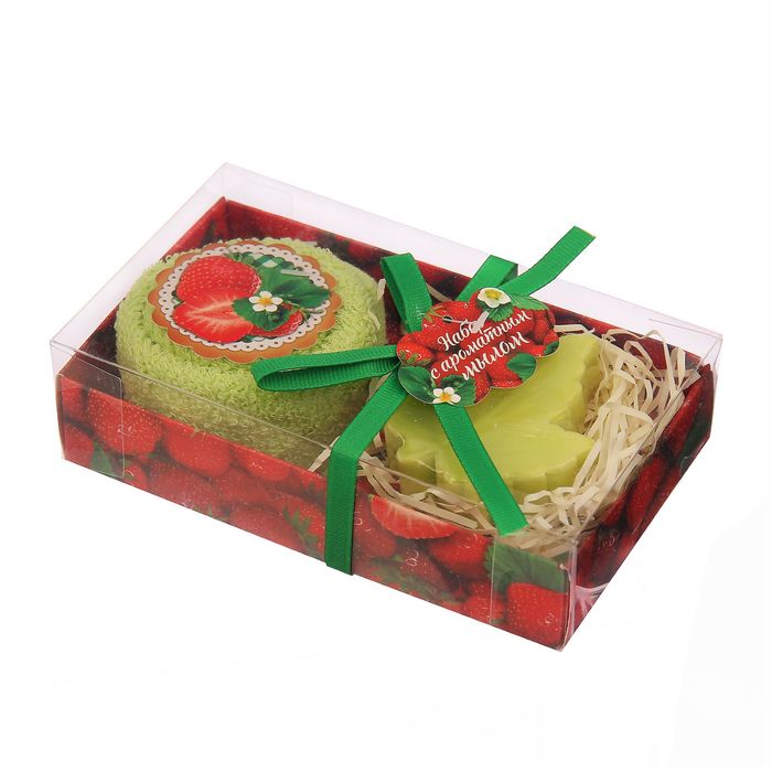 Набор Collorista "Ягодный" полотенце 30х30см, хлопок