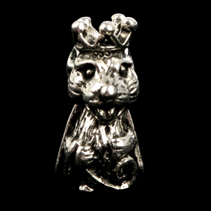 Сувенир кошельковый металл "Мышка-королева" 1,8х1 см