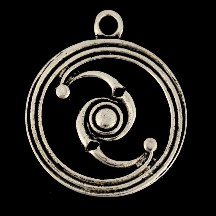 Декор металл "Тайный знак" 3х3 см