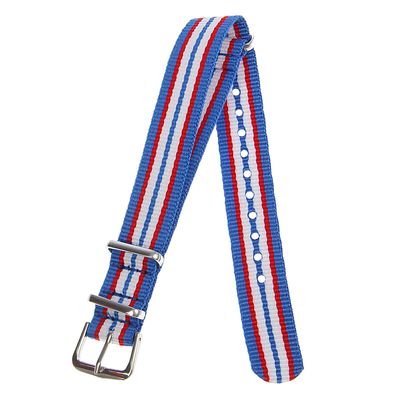 Ремешок для часов 16мм, текстиль, 27см