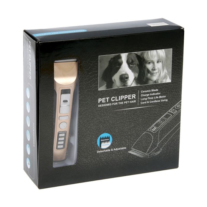 Машинка для стрижки животных PHC-930, с керамическим лезвием, 5 часов автономной работы