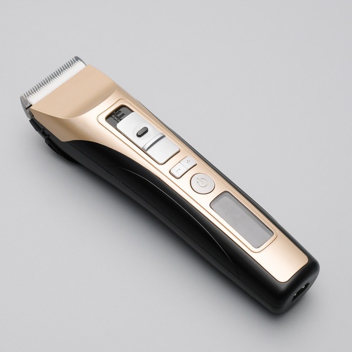 Машинка для стрижки животных с регулировкой мощности PHC-950, с керамическим лезвием