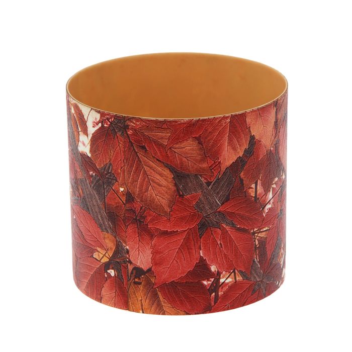 Горшок 1,7 л со скрытым поддоном "Кожа. Осень"