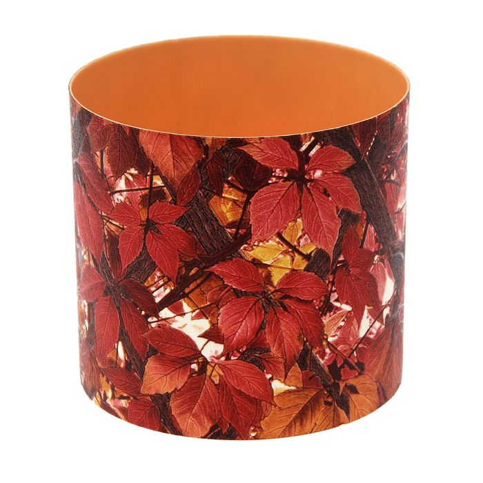 Горшок 2,8 л со скрытым поддоном "Кожа. Осень"