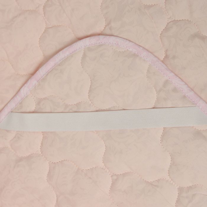 Наматрасник 200х180, синтепон, ткань смесовая, цвет МИКС