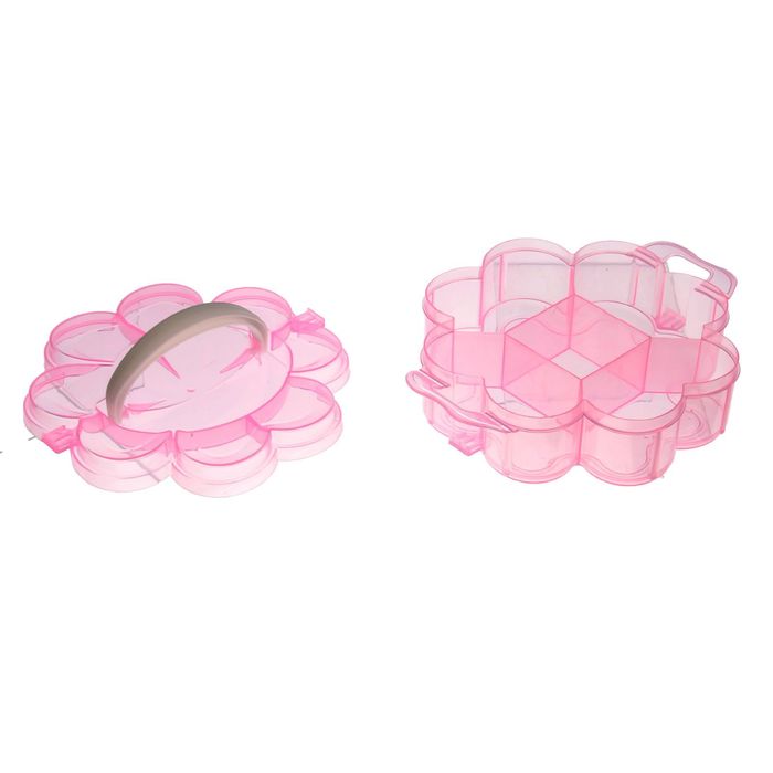 Бокс для хранения "Клевер" 1 ярус, 5 отделений, цвет МИКС