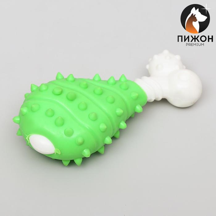 Игрушка двухслойная (твердый и мягкий пластик) "Голень", 12 см, микс цветов