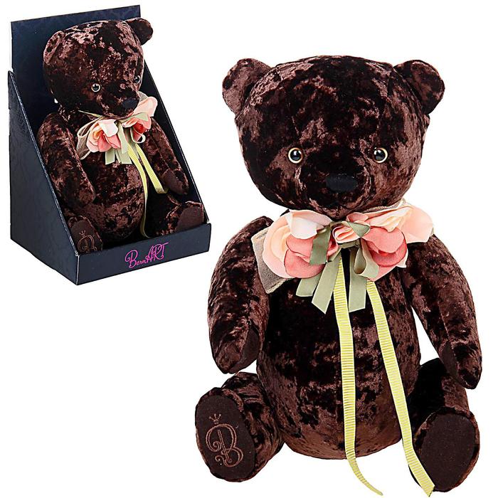 Мягкая игрушка "Медведь БернАрт", цвет коричневый