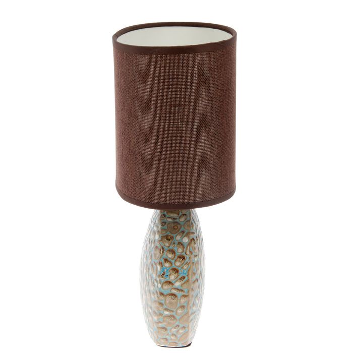 Лампа настольная с абажуром "Капли на стекле" 31,5х21,5х13 см