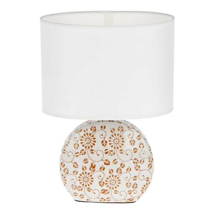 Лампа настольная с абажуром "Цветочная поляна" 31,5х21,5х13 м