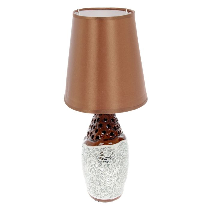 Лампа настольная с абажуром "Кристаллы" 38х28х17 см