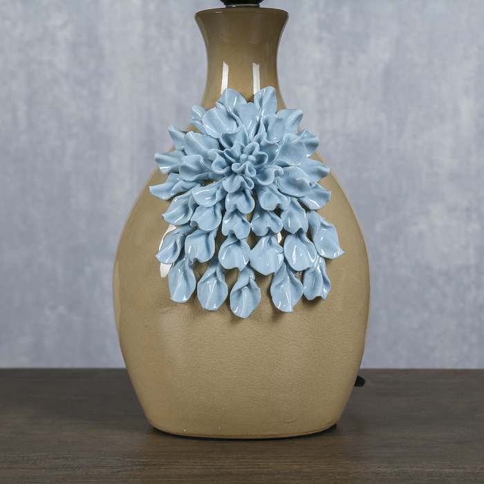 Лампа настольная с абажуром "Цветочные лепестки" 45х30х19 см