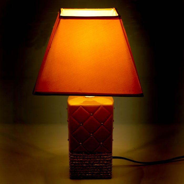 Лампа настольная с абажуром "Сияние" 37х23х23 см