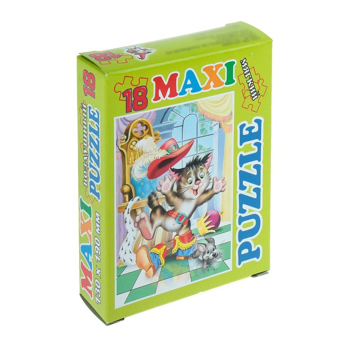 Макси-пазл «Кот в сапогах», 18 элементов