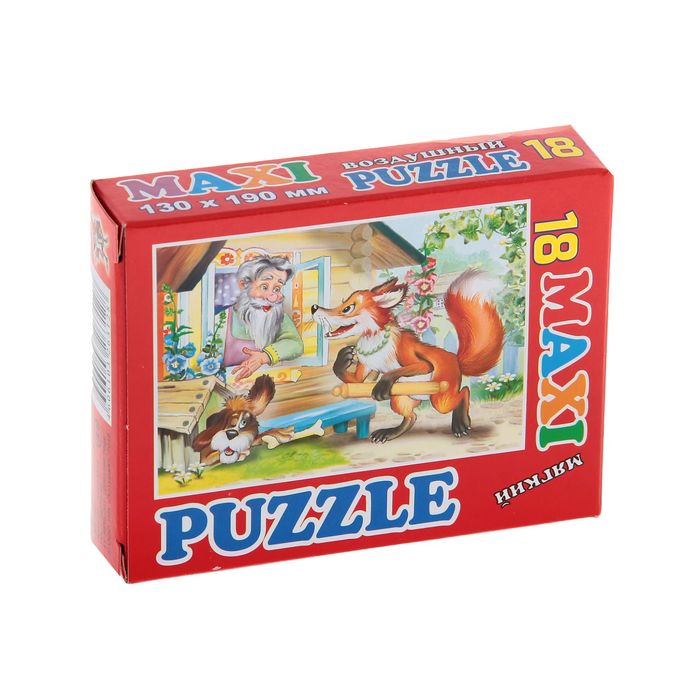 Макси-пазл «Лисичка со скалочкой», 18 элементов