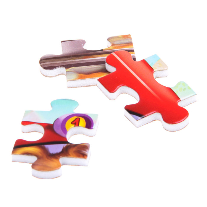 Макси-пазл "Зверята на трамвайчике", 48 элемента