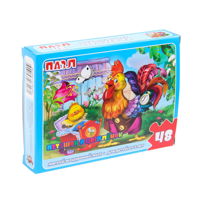 Макси-пазл "Петушок и цыплёнок", 48 элементов