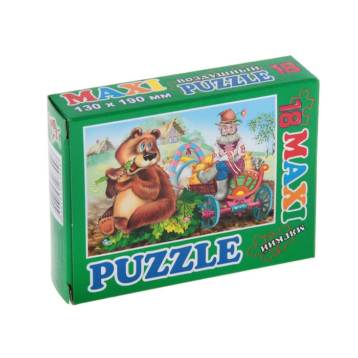 Макси-пазл «Вершки и корешки», 18 элементов