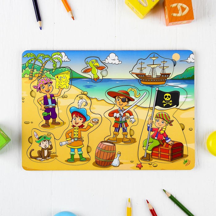 Рамка-вкладыш «Дети-пираты»