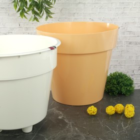 

Кашпо со вставкой «Порто», 9 л, цвет кремовый