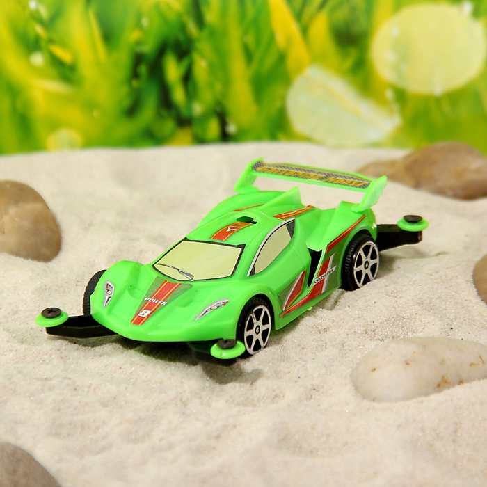 Машина инерционная &quot;Гоночный болид&quot;, отталкивается от препятствий, цвета МИКС
