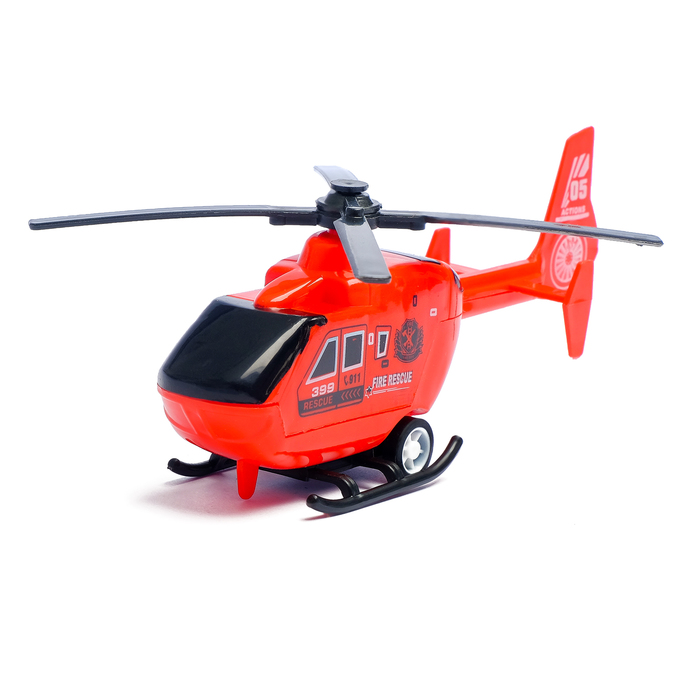 Вертолёт инерционный "Воздушный патруль", цвета МИКС