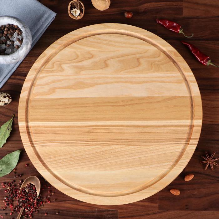 Доска "Для пиццы", 35 см, массив дуба