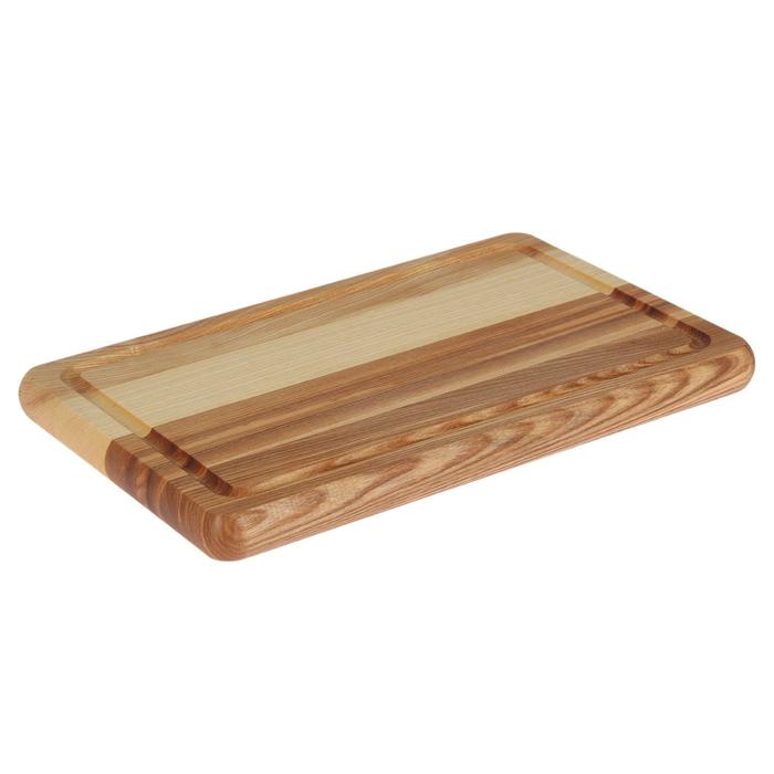 Доска разделочная, 30 х 20 х 2 см, массив дуба, ясеня