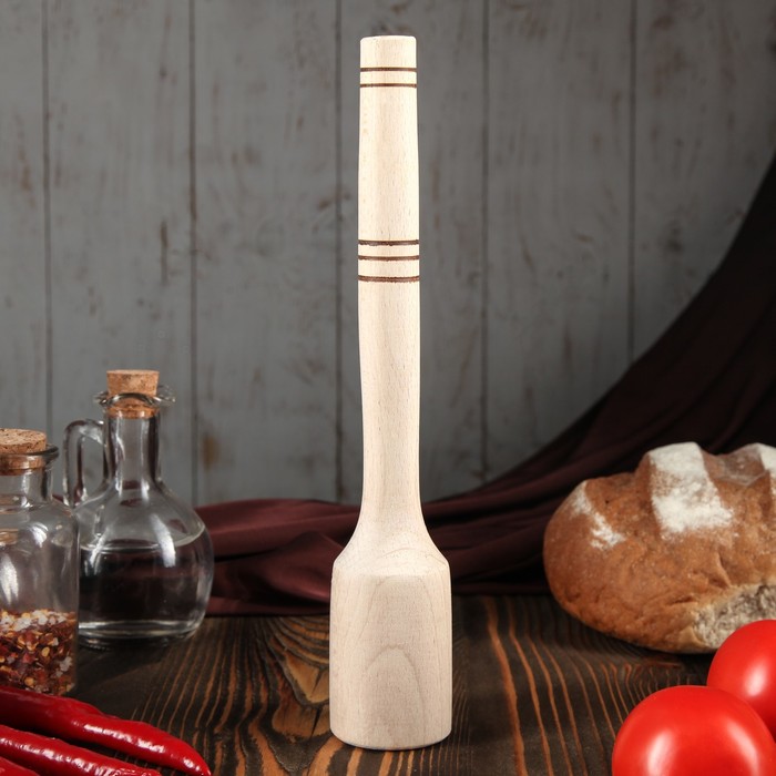 Толкушка деревянная "Макогон", 28 см