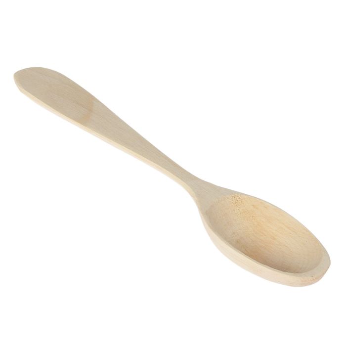 Ложка деревянная "Столовая" углублённая, 25 см