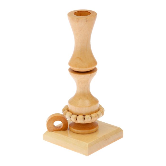 Подсвечник "Мира" средний, с ручкой, микс